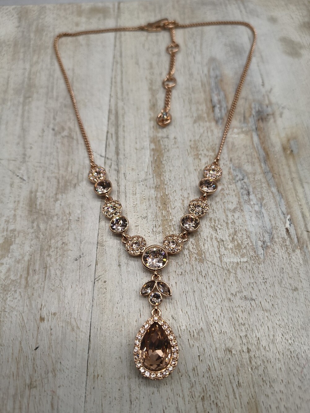 Givenchy Goldtone Stone Necklace